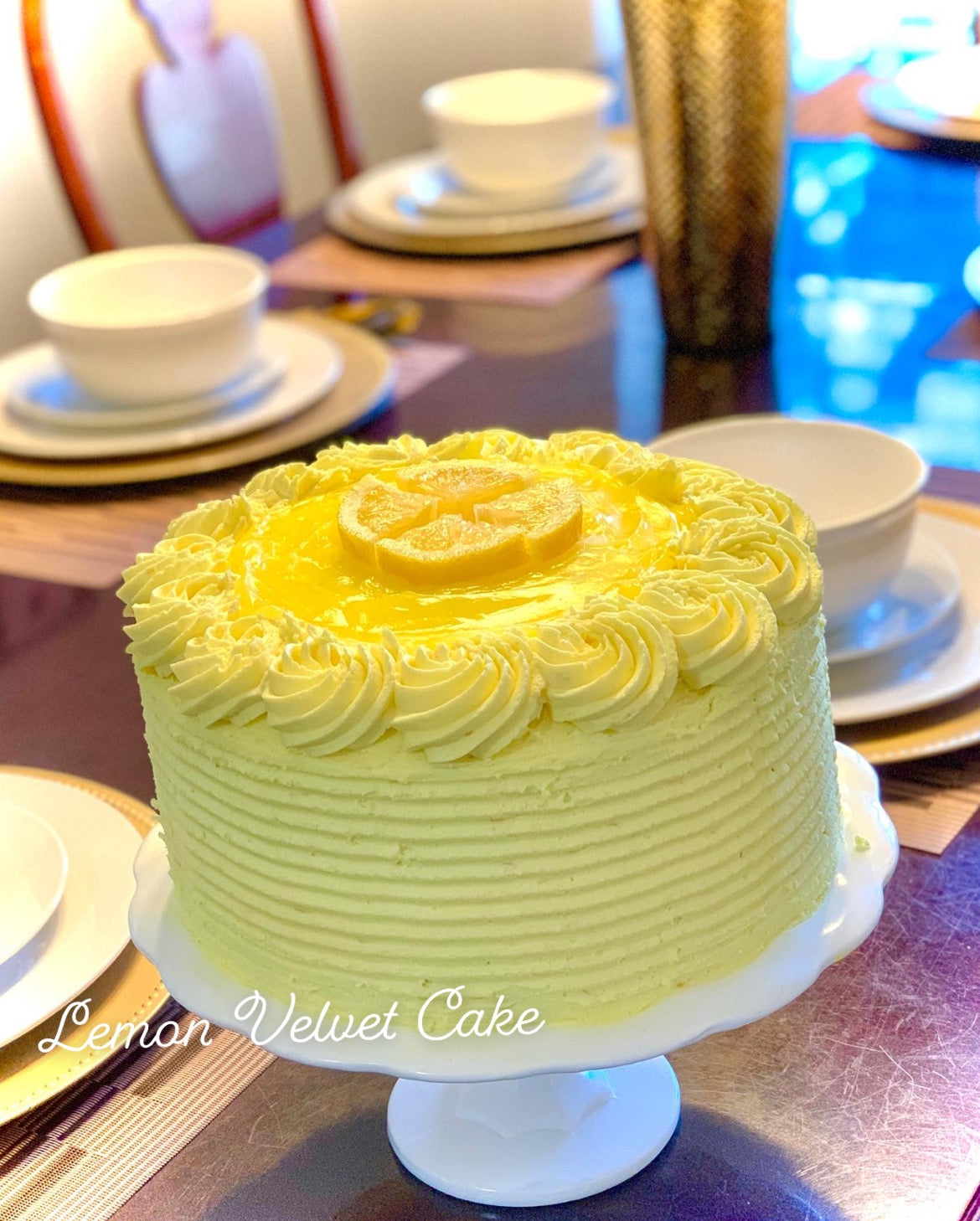 Lemon Velvet Cake