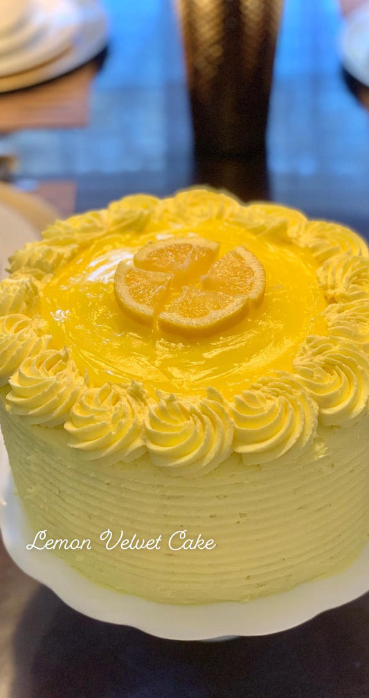 Lemon Velvet Cake
