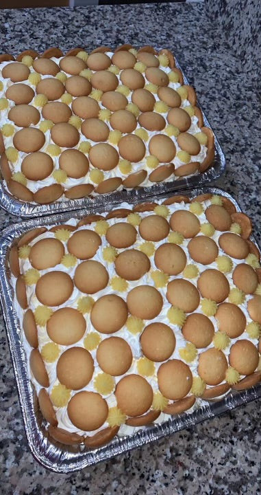 Banana Pudding Tray Cakes