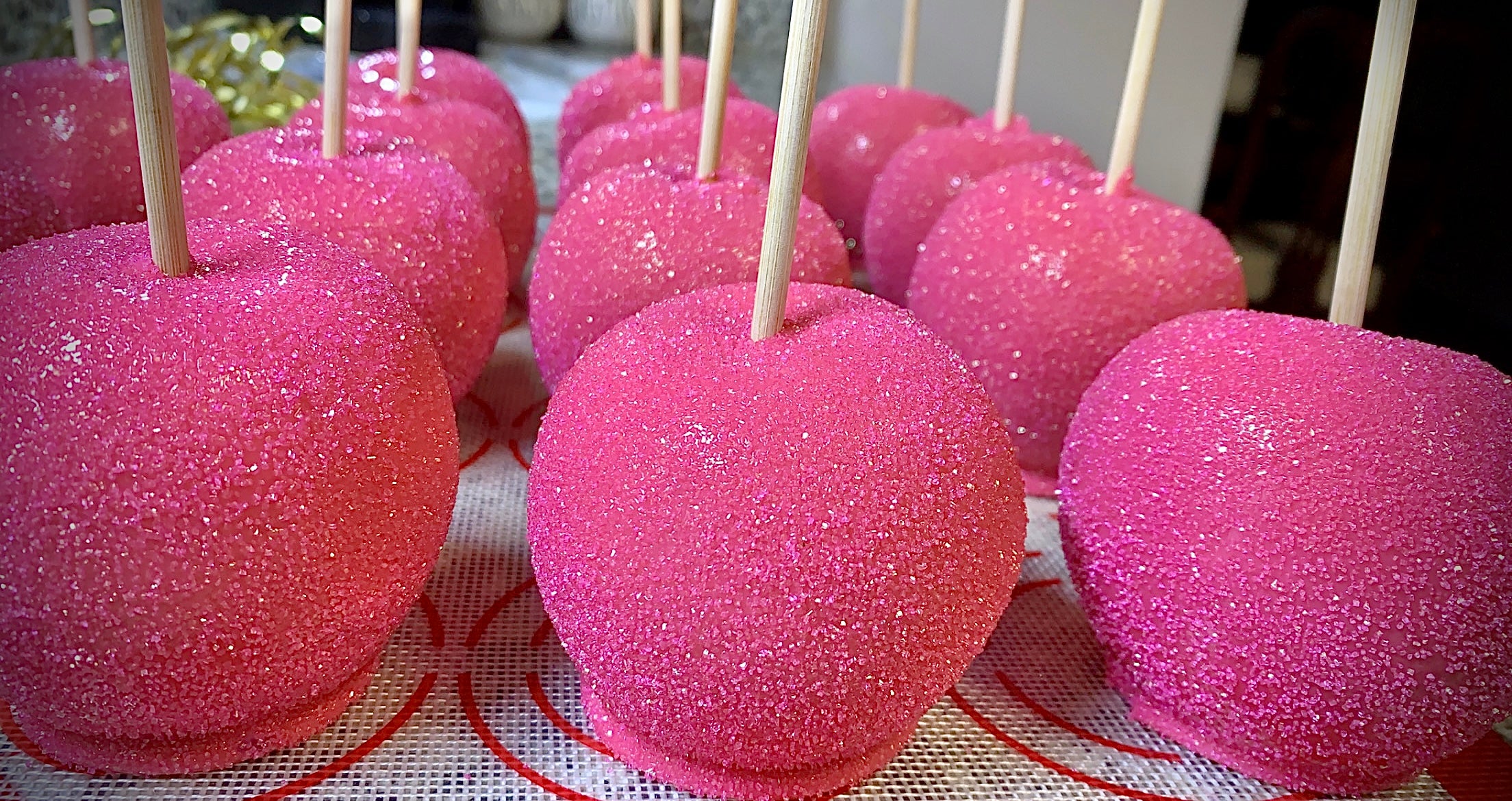 Sugar Coated Candy Apples